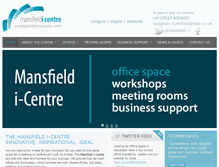Tablet Screenshot of mansfield-icentre.co.uk